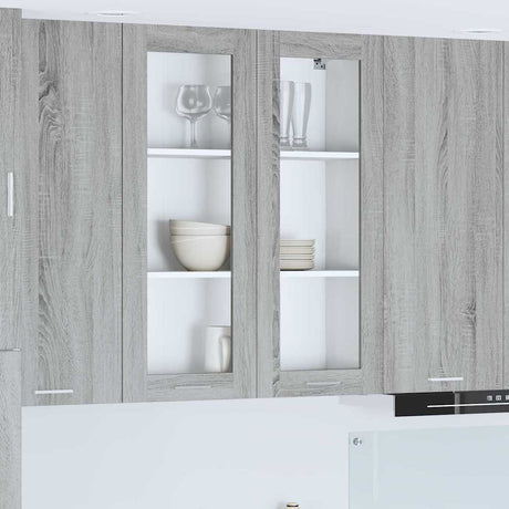 Vidaxl hangkast grijs sonoma 80 x 31 x 100 cm bewerkt hout
