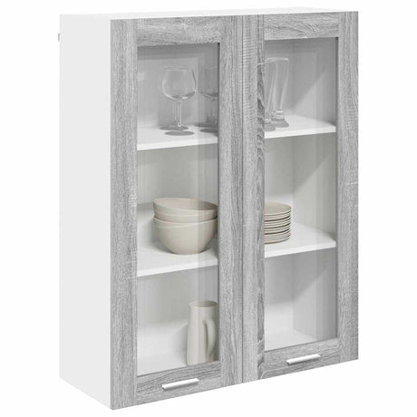 Vidaxl hangkast grijs sonoma 80 x 31 x 100 cm bewerkt hout