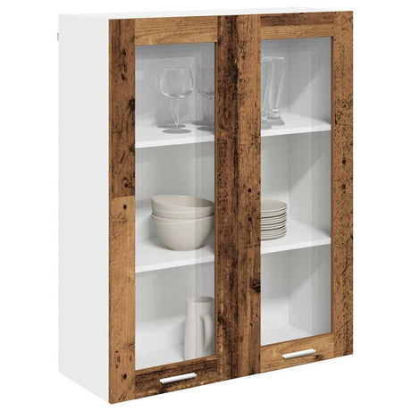 Vidaxl hangkast oudhout 80 x 31 x 100 cm bewerkt hout