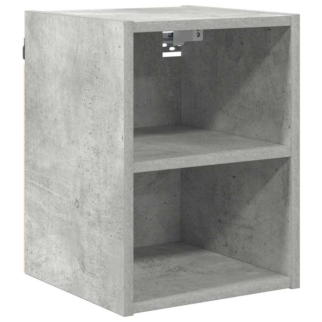 Vidaxl hangkast beton grijs 30 x 29,5 x 40 cm bewerkt hout