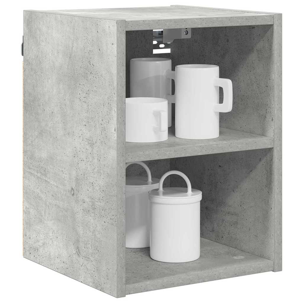 Vidaxl hangkast beton grijs 30 x 29,5 x 40 cm bewerkt hout
