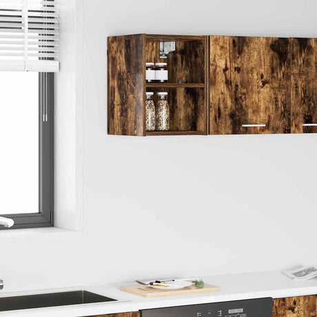 Vidaxl hangkast gerookt eiken 30 x 29,5 x 40 cm bewerkt hout