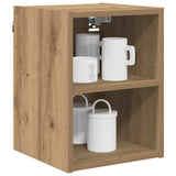 Vidaxl hangkast artisan eiken 30 x 29,5 x 40 cm bewerkt hout