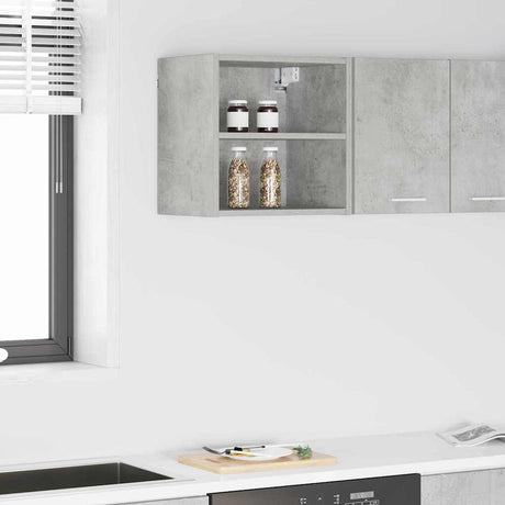 Vidaxl hangkast beton grijs 40 x 29,5 x 40 cm bewerkt hout