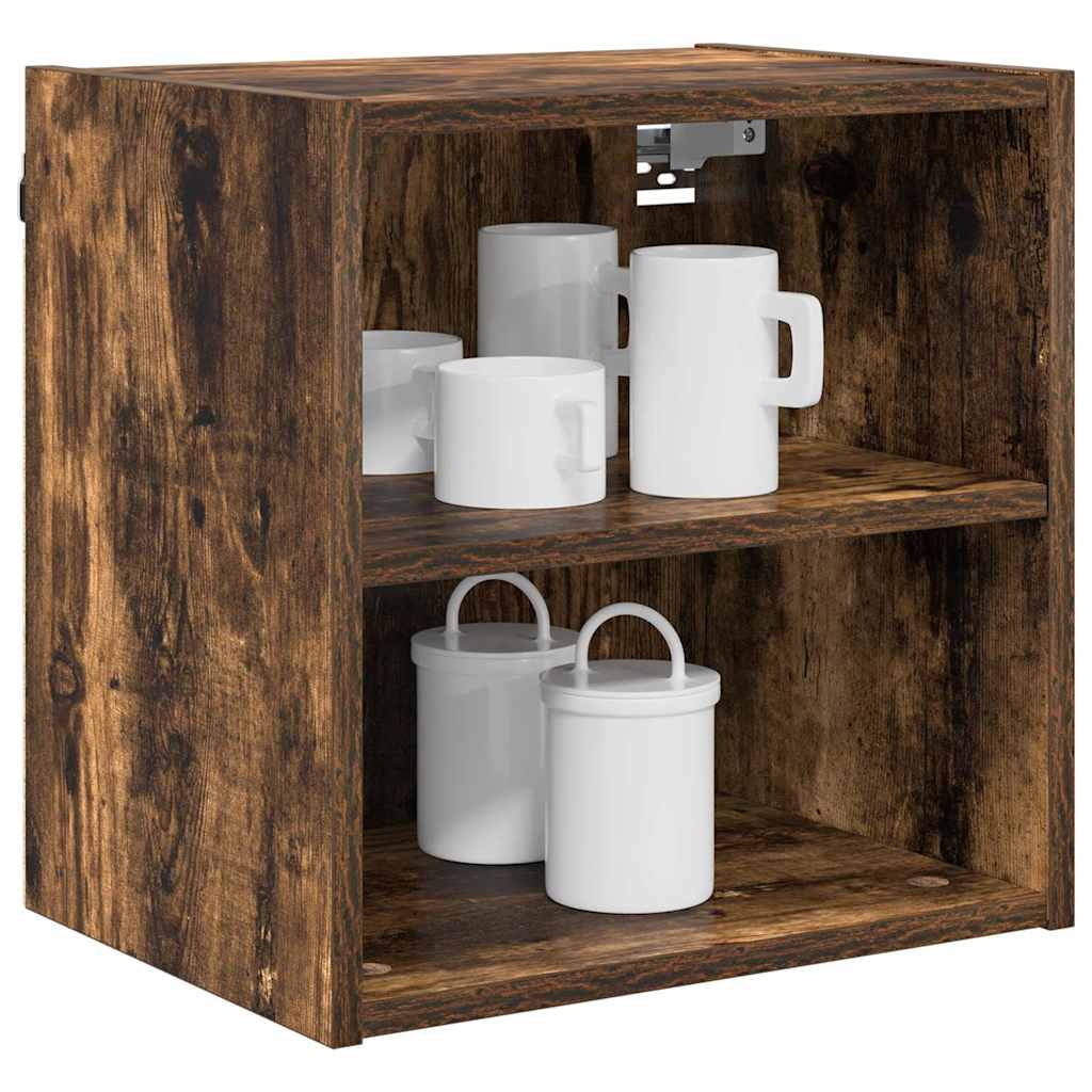Vidaxl hangkast gerookt eiken 40 x 29,5 x 40 cm bewerkt hout