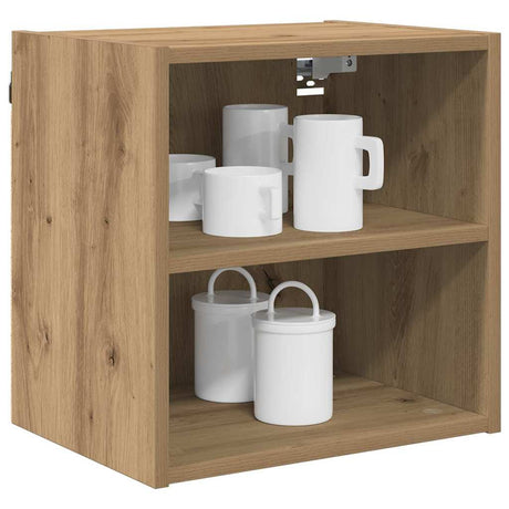 Vidaxl hangkast artisan eiken 40 x 29,5 x 40 cm bewerkt hout