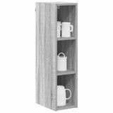 Vidaxl hangkast grijs sonoma 20 x 29,5 x 80 cm bewerkt hout