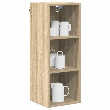 Vidaxl hangkast sonoma eiken 30 x 29,5 x 80 cm bewerkt hout