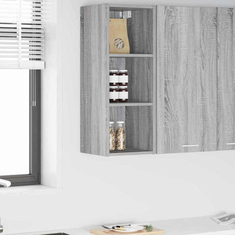 Vidaxl hangkast grijs sonoma 30 x 29,5 x 80 cm bewerkt hout