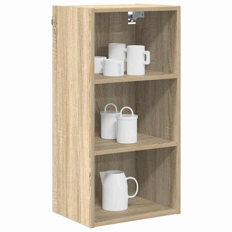 Vidaxl hangkast sonoma eiken 40 x 29,5 x 80 cm bewerkt hout