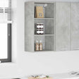 Vidaxl hangkast beton grijs 40 x 29,5 x 80 cm bewerkt hout