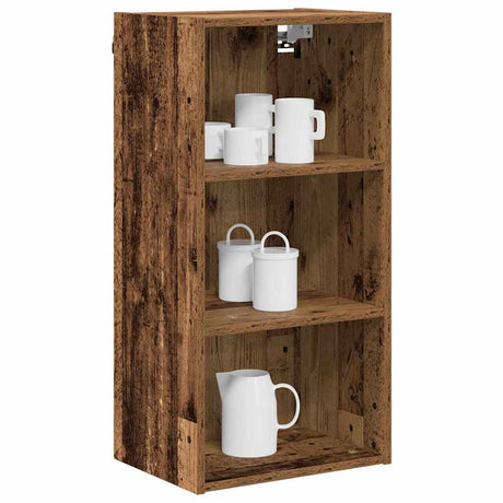 Vidaxl hangkast oudhout 40 x 29,5 x 80 cm bewerkt hout