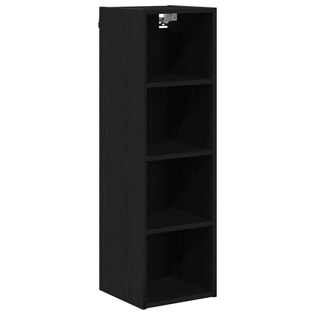 Vidaxl hangkast zwart eiken 30 x 29,5 x 100 cm bewerkt hout