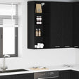 Vidaxl hangkast zwart eiken 40 x 29,5 x 100 cm bewerkt hout