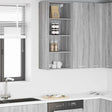 Vidaxl hangkast grijs sonoma 40 x 29,5 x 100 cm bewerkt hout