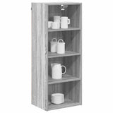 Vidaxl hangkast grijs sonoma 40 x 29,5 x 100 cm bewerkt hout