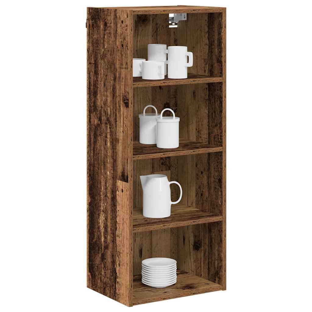Vidaxl hangkast oudhout 40 x 29,5 x 100 cm bewerkt hout