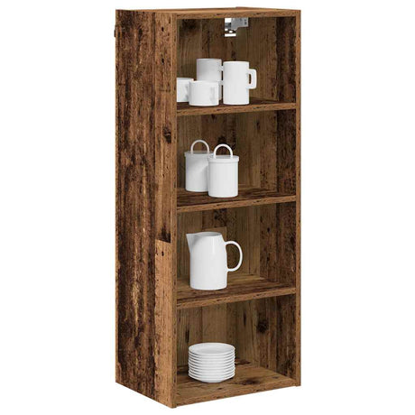 Vidaxl hangkast oudhout 40 x 29,5 x 100 cm bewerkt hout