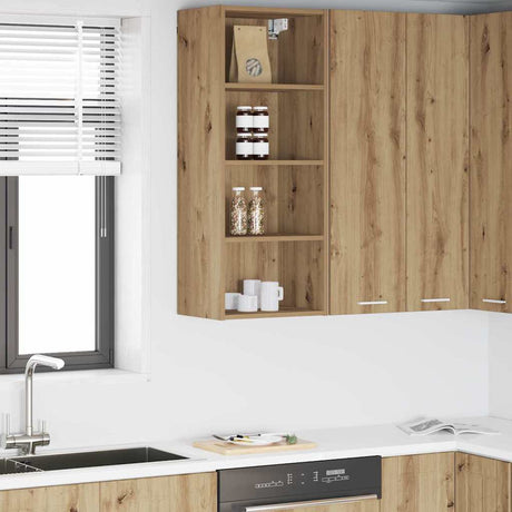 Vidaxl hangkast artisan eiken 40 x 29,5 x 100 cm bewerkt hout