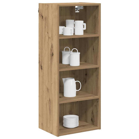 Vidaxl hangkast artisan eiken 40 x 29,5 x 100 cm bewerkt hout