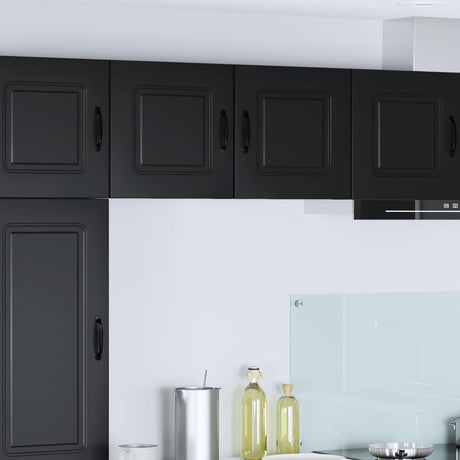 Vidaxl vaatwasserpaneel kalmar zwart 40 x 31 x 40 cm bewerkt hout