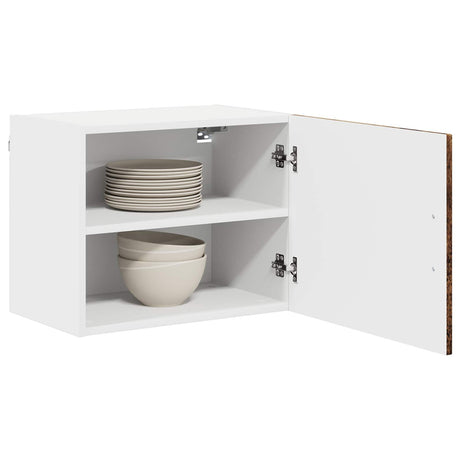 Vidaxl vaatwasserpaneel kalmar oudhout 50 x 31 x 40 cm bewerkt hout