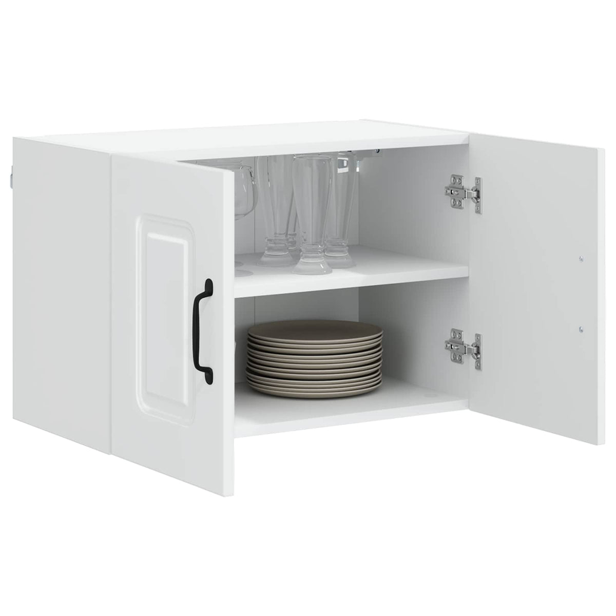 Vidaxl vaatwasserpaneel kalmar wit 60 x 31 x 40 cm bewerkt hout