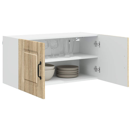 Vidaxl vaatwasserpaneel kalmar sonoma eiken 80 x 31 x 40 cm