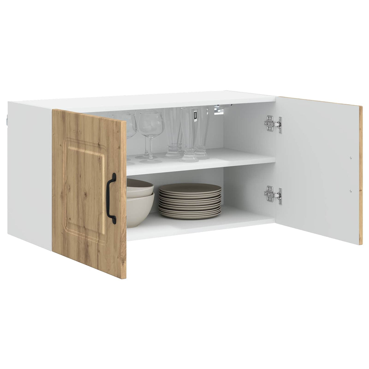 Vidaxl vaatwasserpaneel kalmar artisan eiken 80 x 31 x 40 cm
