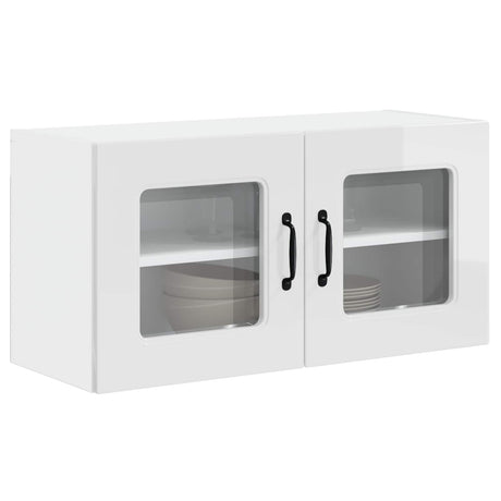 Vidaxl vaatwasserpaneel kalmar hoogglans wit 80 x 31 x 40 cm