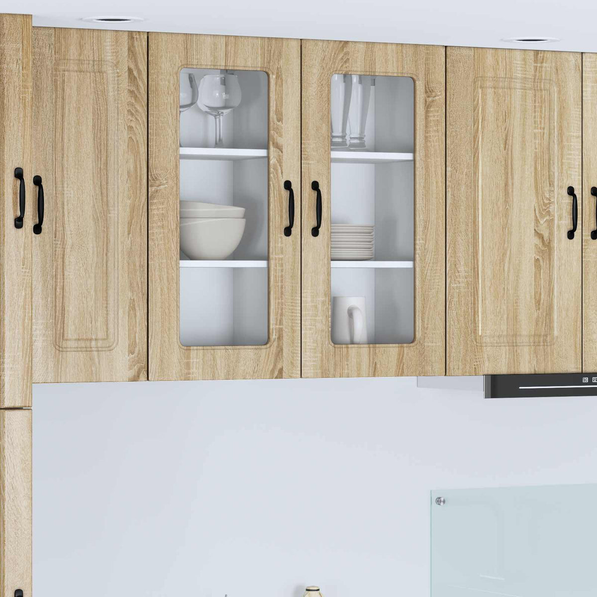 Vidaxl vaatwasserpaneel kalmar 2 st sonoma eiken bewerkt hout