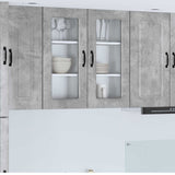Vidaxl vaatwasserpaneel kalmar beton grijs 40 x 31 x 80 cm