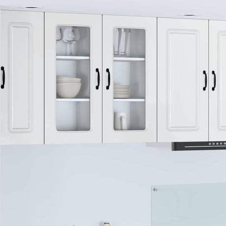 Vidaxl vaatwasserpaneel kalmar hoogglans wit 40 x 31 x 80 cm