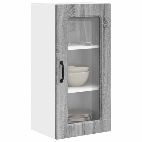 Vidaxl vaatwasserpaneel kalmar grijs sonoma 40 x 31 x 80 cm