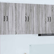 Vidaxl vaatwasserpaneel kalmar grijs sonoma 30 x 31 x 80 cm