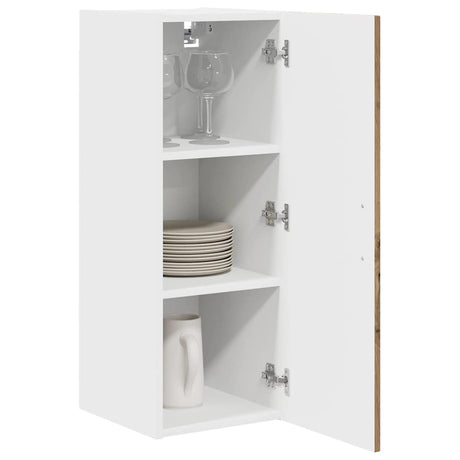Vidaxl vaatwasserpaneel kalmar artisan eiken 30 x 31 x 80 cm
