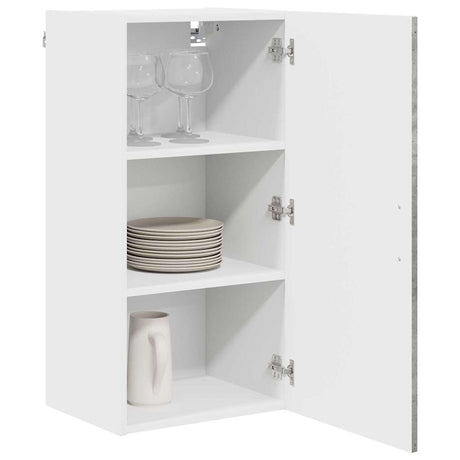 Vidaxl vaatwasserpaneel kalmar beton grijs 40 x 31 x 80 cm