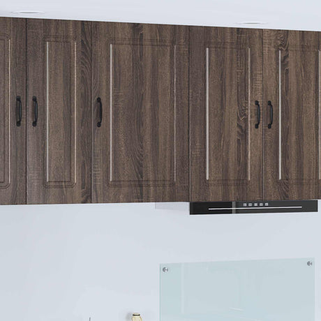 Vidaxl vaatwasserpaneel kalmar bruin eiken 40 x 31 x 80 cm