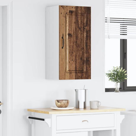 Vidaxl vaatwasserpaneel kalmar oudhout 40 x 31 x 80 cm bewerkt hout