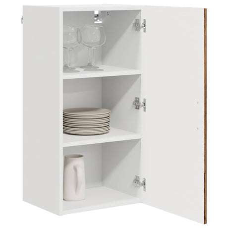 Vidaxl vaatwasserpaneel kalmar oudhout 40 x 31 x 80 cm bewerkt hout