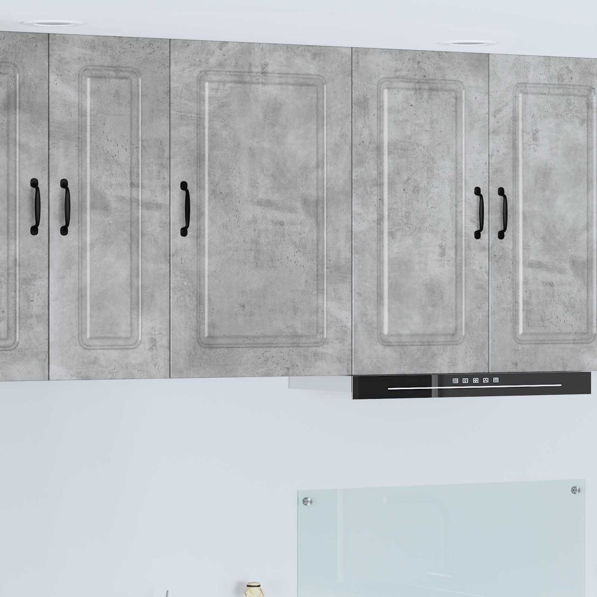 Vidaxl vaatwasserpaneel kalmar beton grijs 50 x 31 x 80 cm