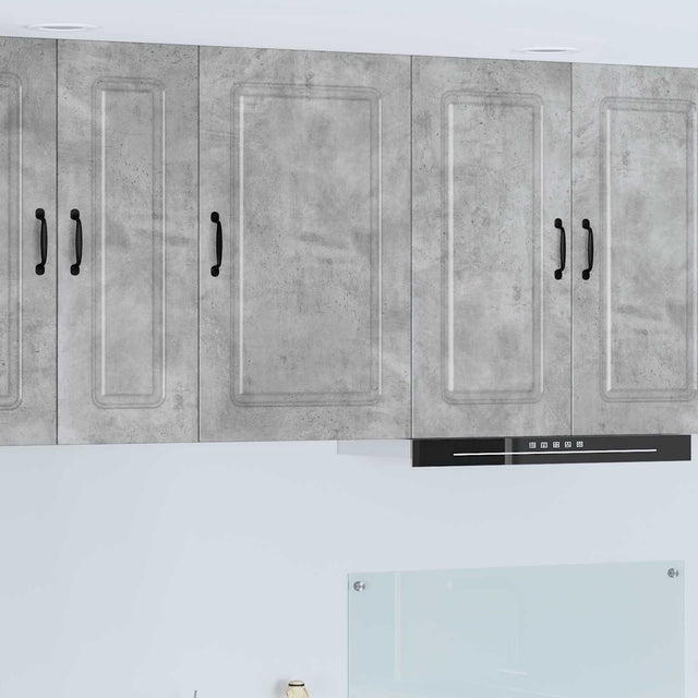 Vidaxl vaatwasserpaneel kalmar beton grijs 50 x 31 x 80 cm