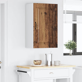 Vidaxl vaatwasserpaneel kalmar oudhout 50 x 31 x 80 cm bewerkt hout