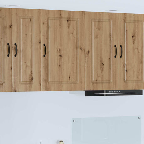 Vidaxl vaatwasserpaneel kalmar artisan eiken 50 x 31 x 80 cm