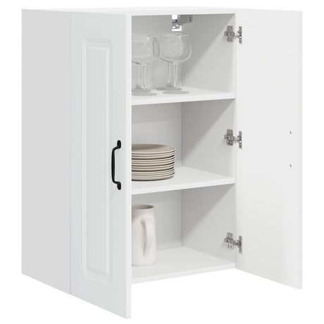 Vidaxl vaatwasserpaneel kalmar wit 60 x 31 x 80 cm bewerkt hout