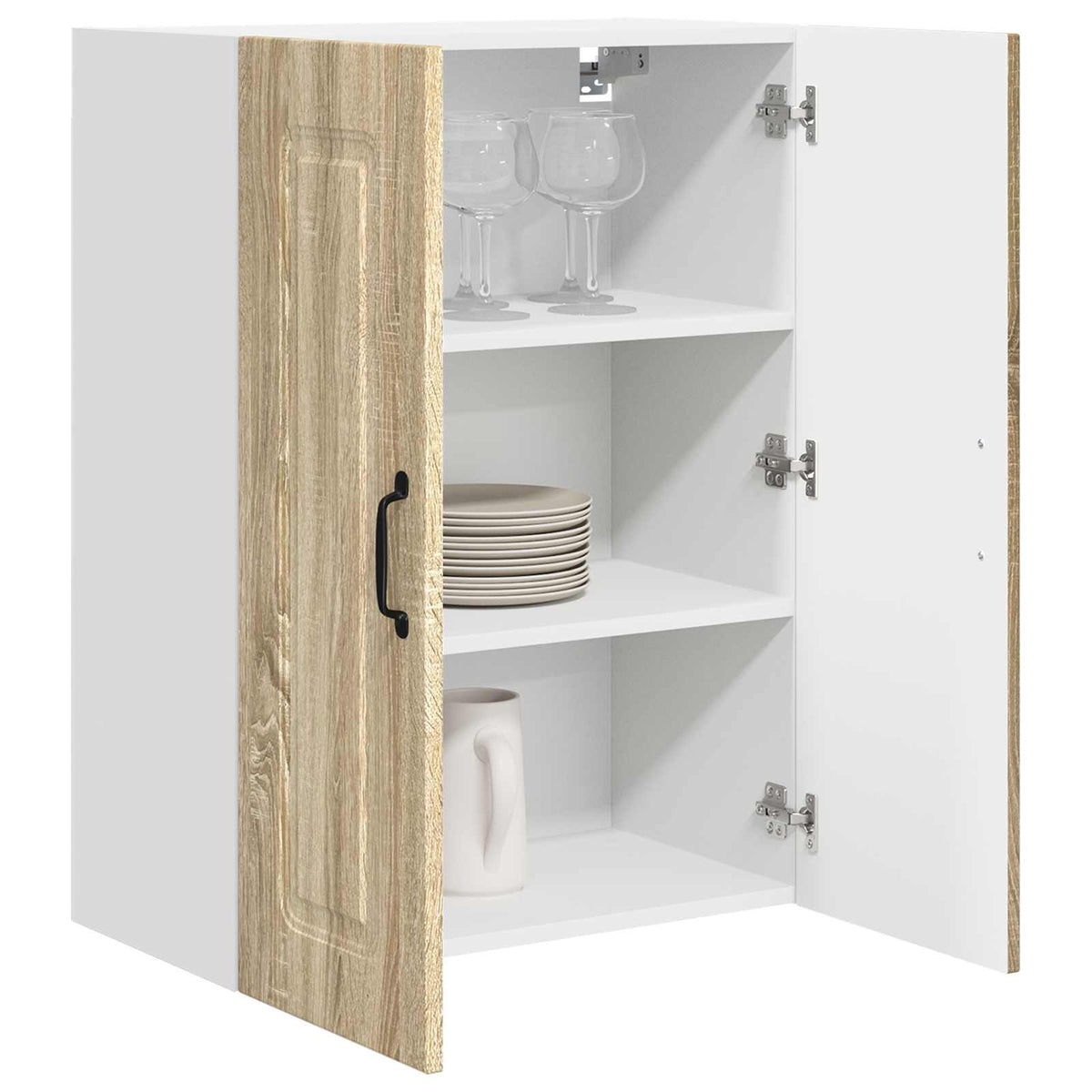 Vidaxl vaatwasserpaneel kalmar sonoma eiken 60 x 31 x 80 cm