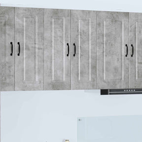 Vidaxl vaatwasserpaneel kalmar beton grijs 60 x 31 x 80 cm