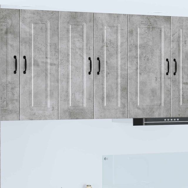 Vidaxl vaatwasserpaneel kalmar beton grijs 60 x 31 x 80 cm