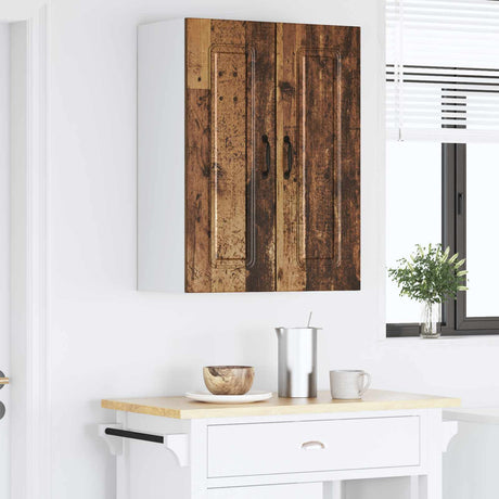 Vidaxl vaatwasserpaneel kalmar oudhout 60 x 31 x 80 cm bewerkt hout