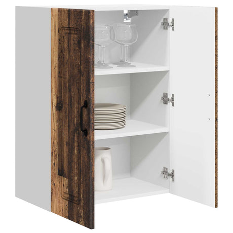 Vidaxl vaatwasserpaneel kalmar oudhout 60 x 31 x 80 cm bewerkt hout